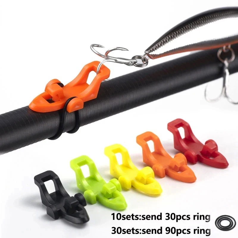 Fishing Hook Box - 10-20 Sets Angelruten-Hakenhalter Köderhalter Zubehör für