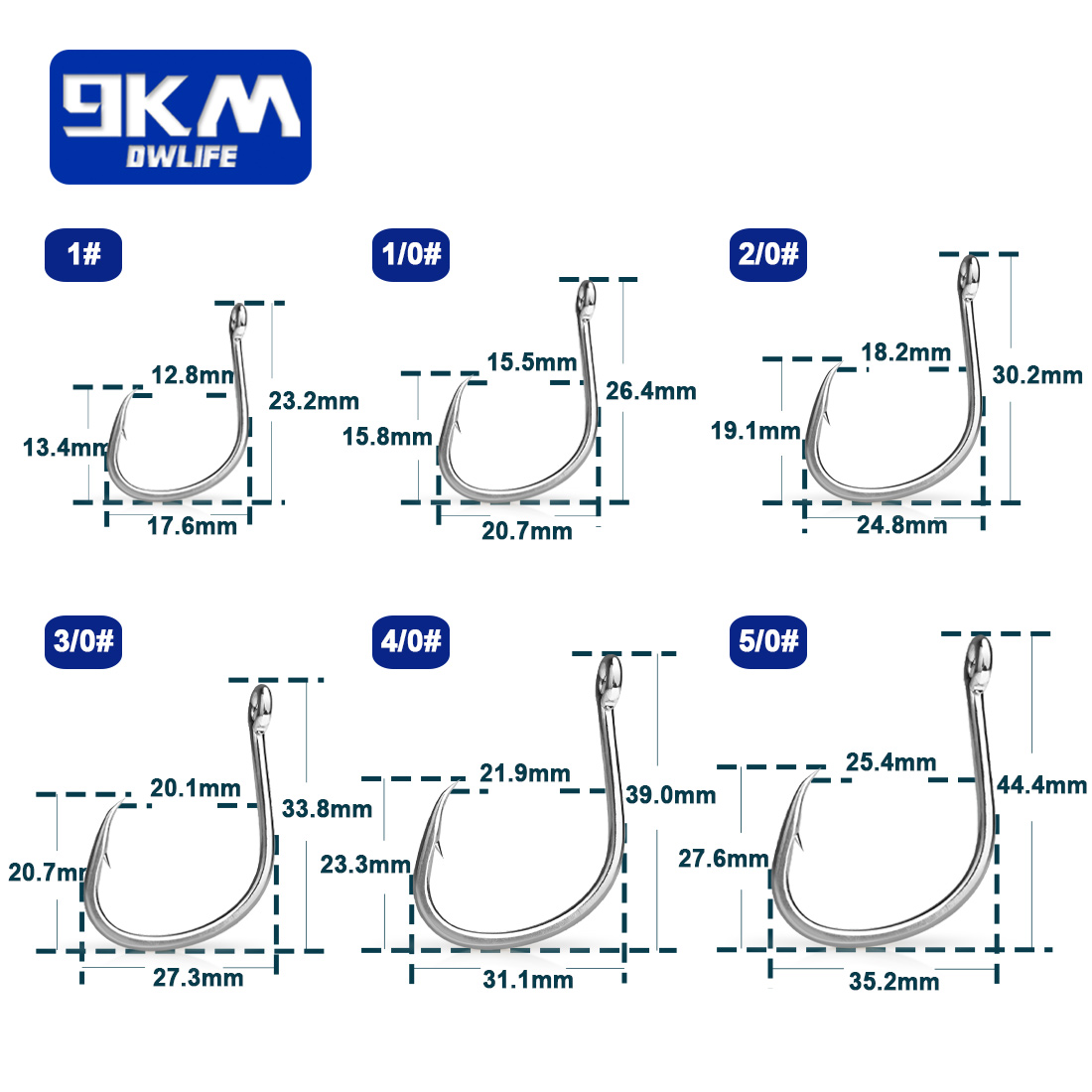 9 km Angelhaken, Salzwasser-Li – Fishing Hook Offset Bewertung und Preis