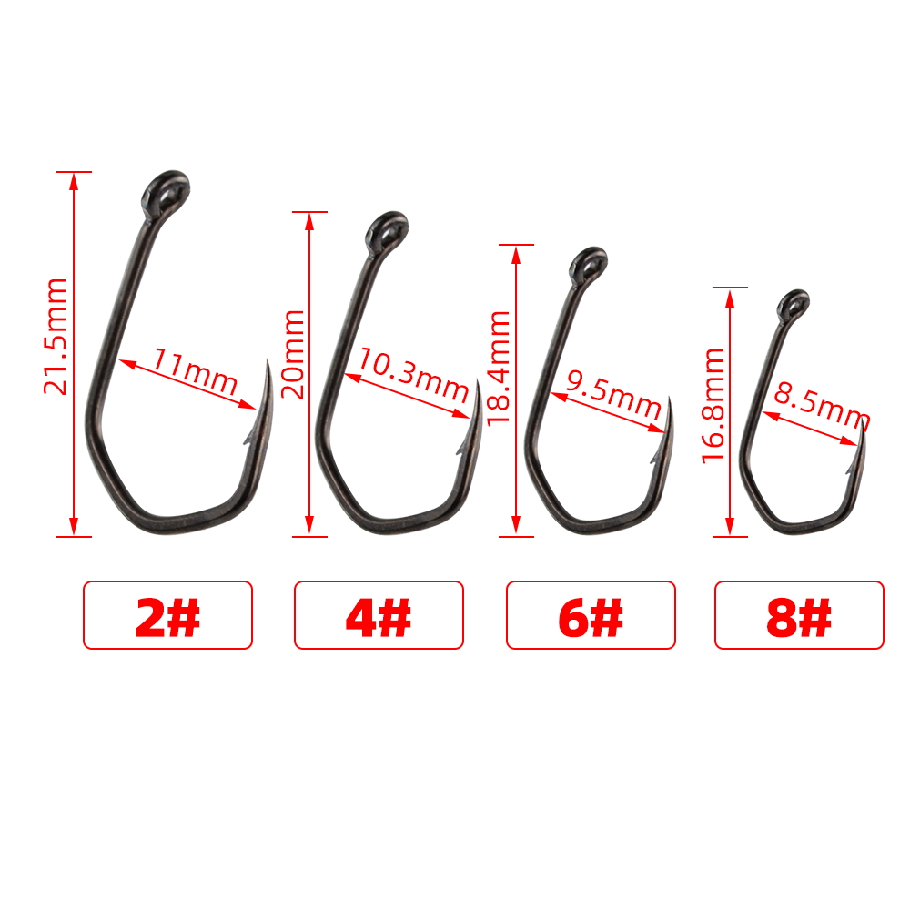50 stücke Karpfen Angeln Haken – Fishing Hook Offset Bewertung und Preis