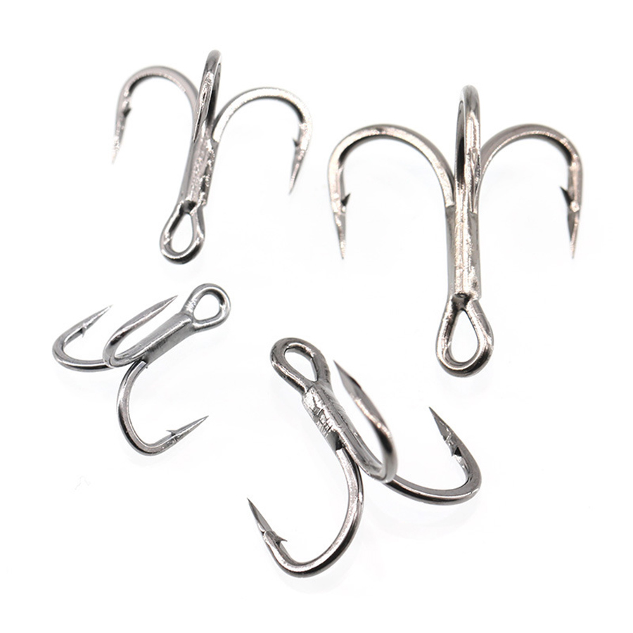 Angel-Drillinge, 6 x starker K – Fishing Hook Offset Bewertung und Preis
